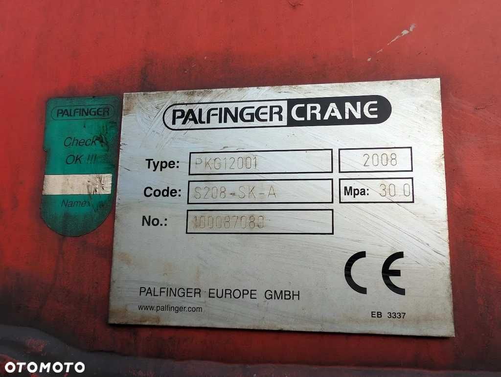 Żuraw Palfinger PKG12001 Sterowanie radiowe 2008r udźwig 6200kg hds