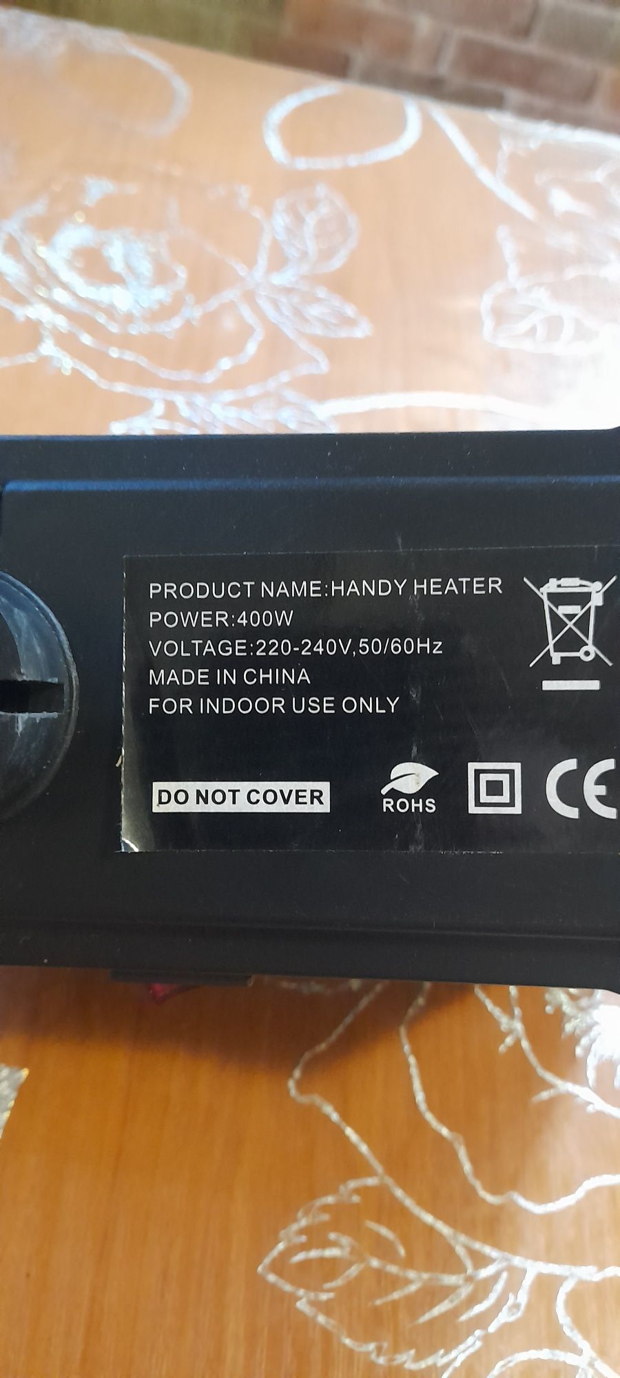 Портативный обогреватель тепловентилятор Handy Heater 220в
