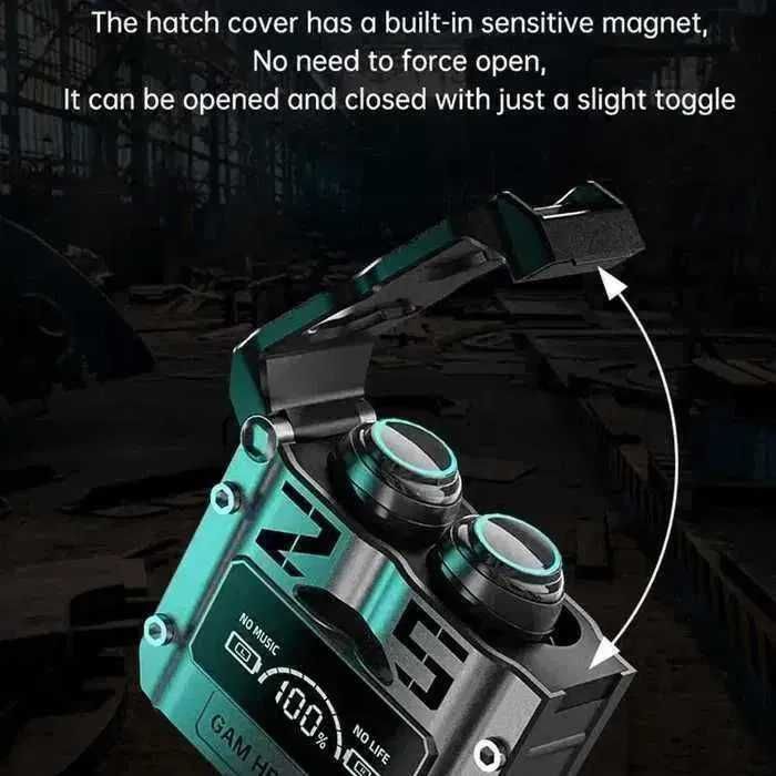 Bezprzewodowe słuchawki BLUETOOTH 5.3 POWERBANK