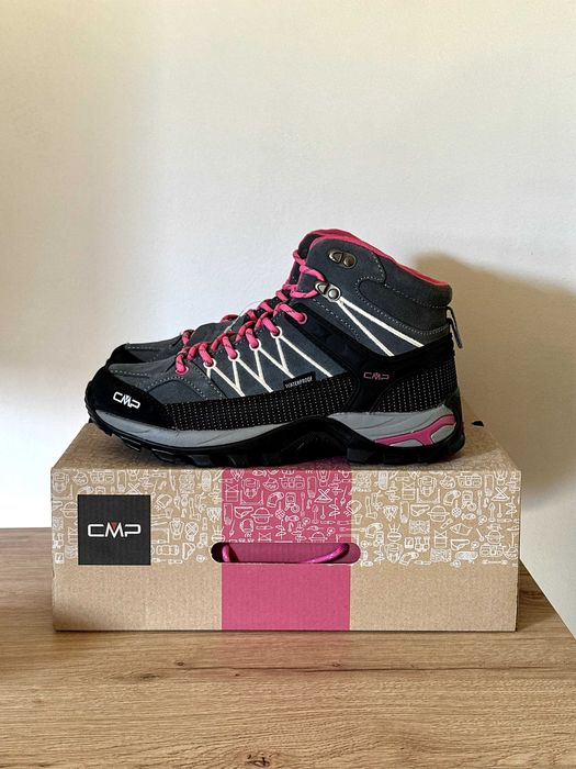 Buty Damskie Trekkingowe Górskie CMP Rigel Mid Skórzane Wodoodporne 40