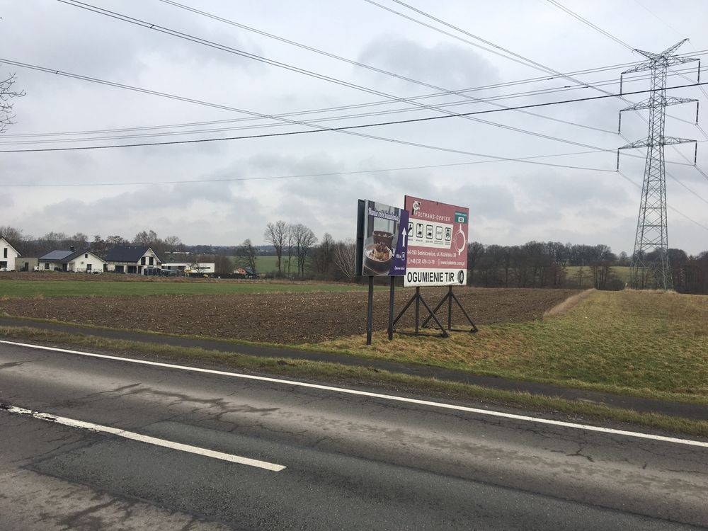 Teren zabudowy usługowej z polem rolnym Sosnicowice