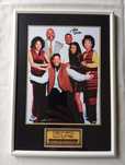 Moldura Série The Fresh Prince Of Bel-Air com Autógrafo (A4)