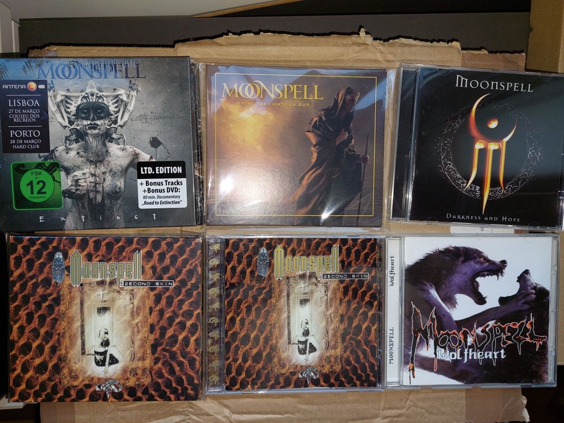 Moonspell colecção cds black metal gothic