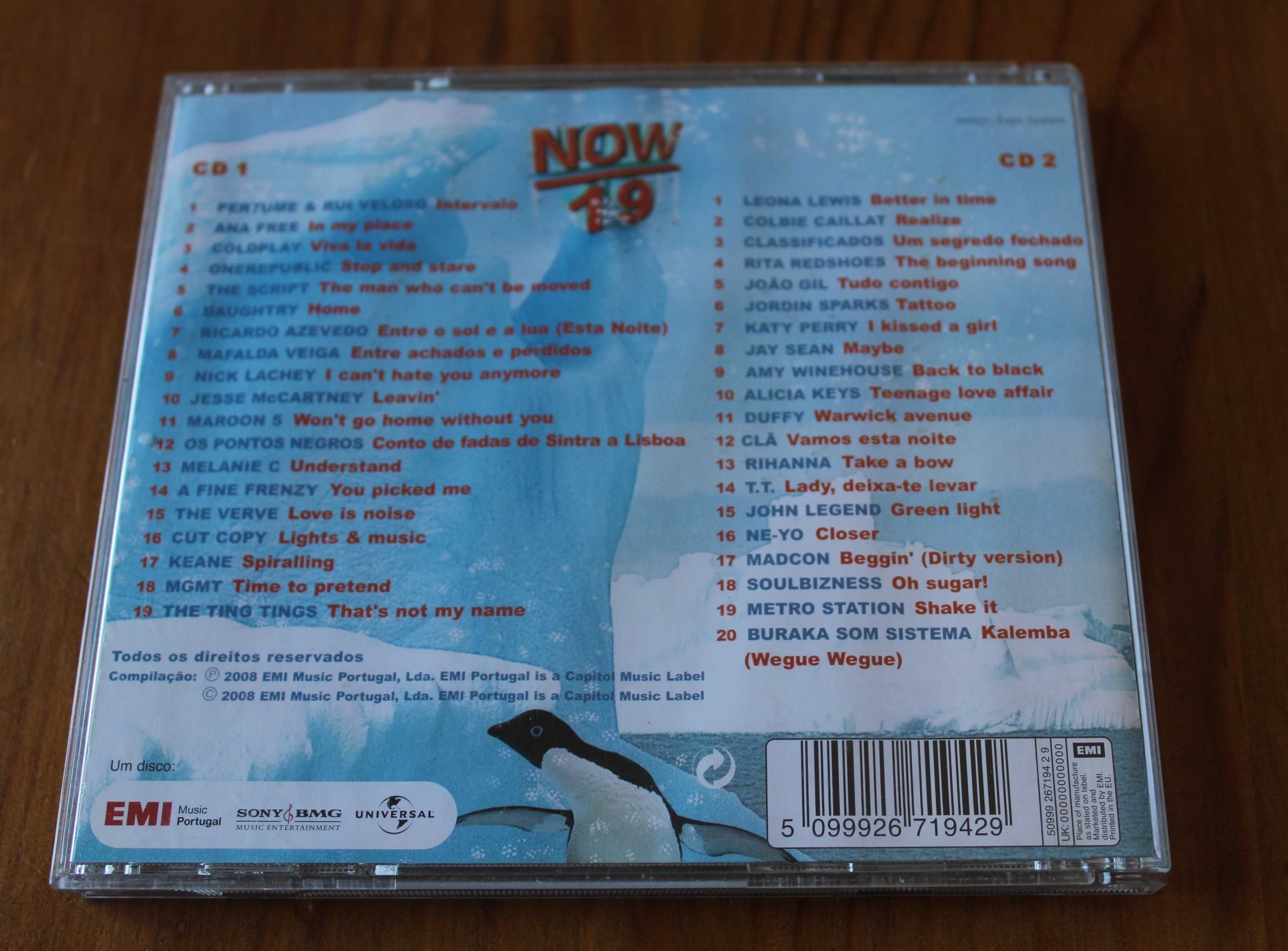 CD duplo NOW 19 (2008)