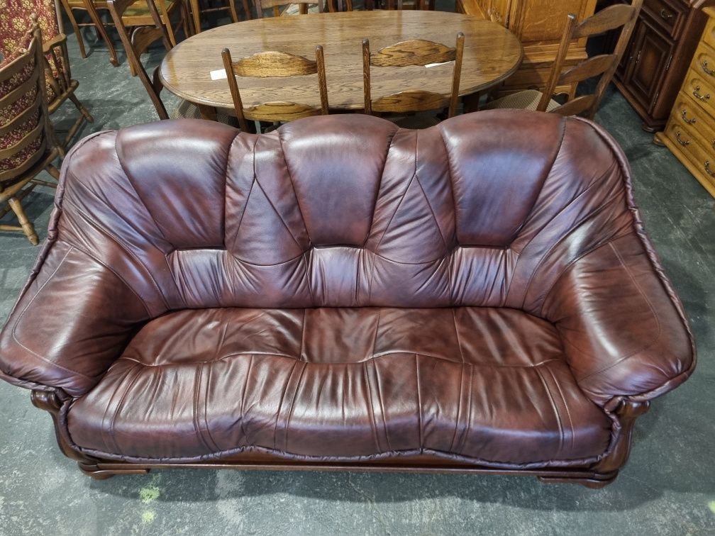 kanapa sofa skóra naturalna