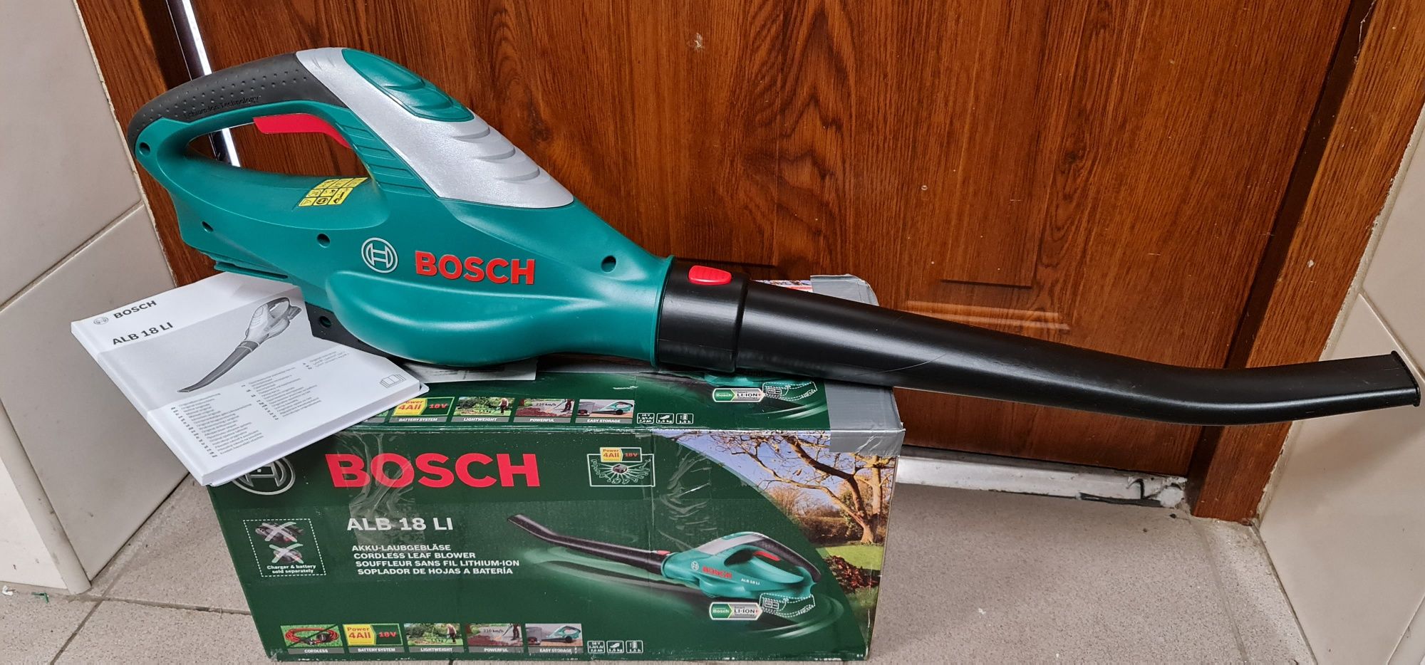 Bosch ALB 18 LI dmuchawa akumulatorowa do liści + ładowarka +2 baterie