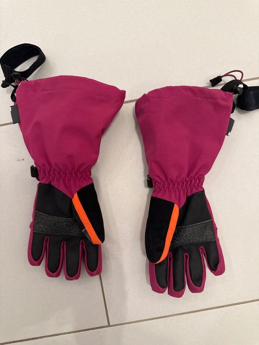 Rękawiczki narciarskie dziewczęce 8 lat