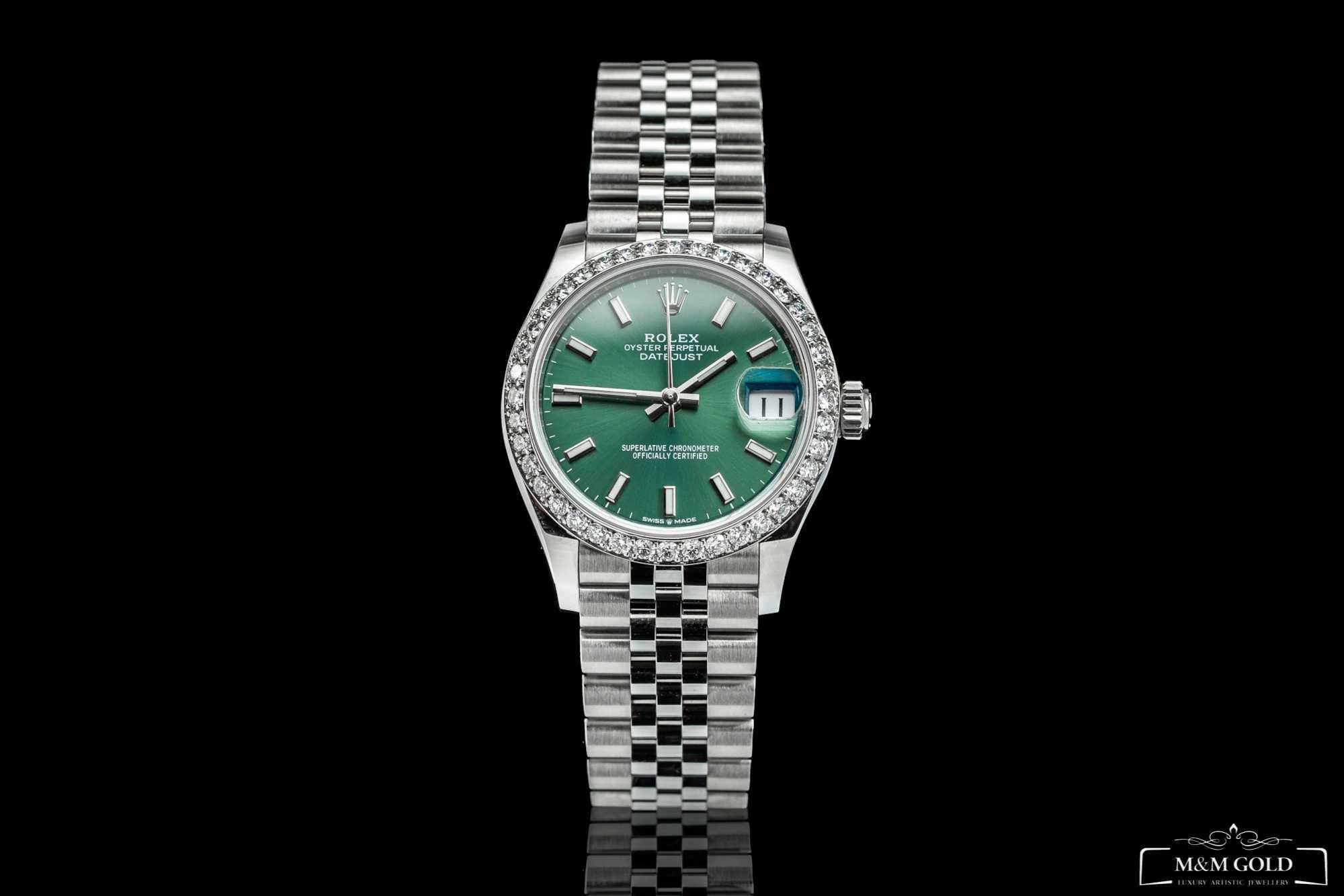 Rolex Datejust 31mm z brylantowym pierścieniem