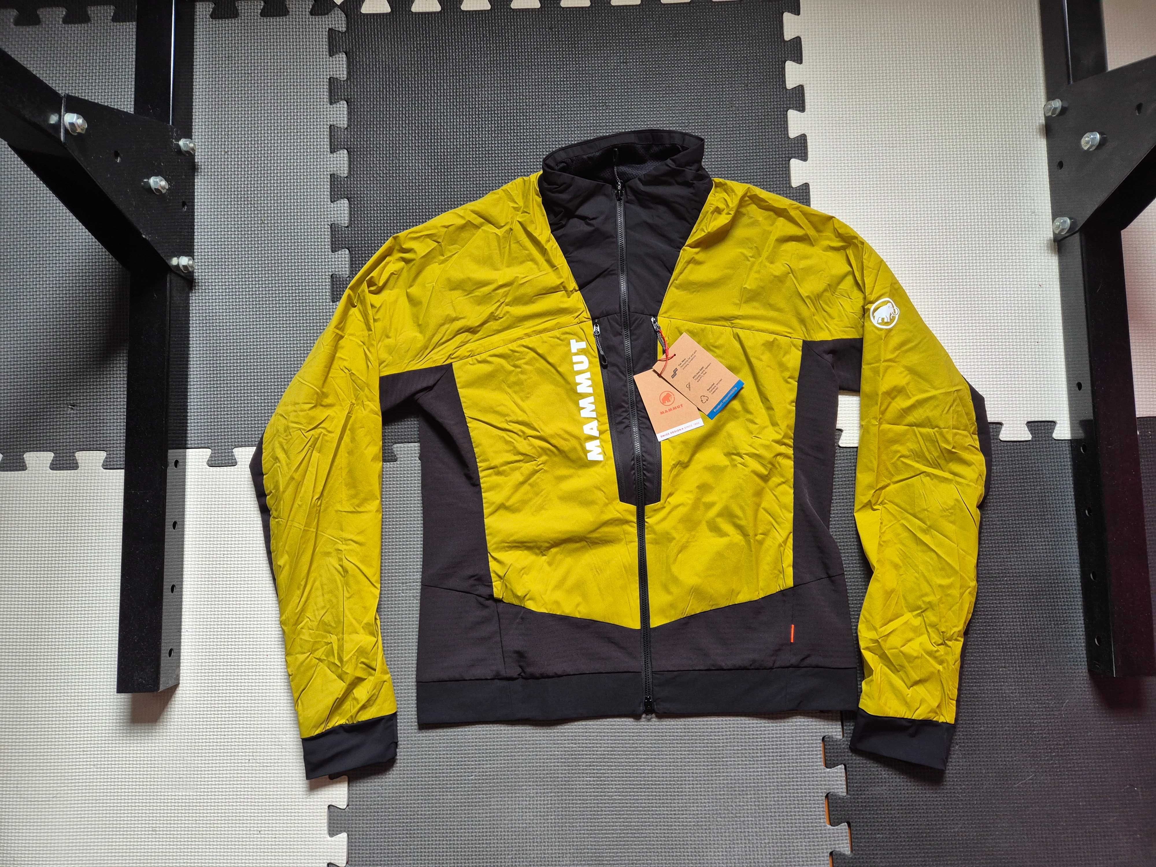 Nowa męska kurtka hybrydowa ocieplana softshell turystyczna Mammut