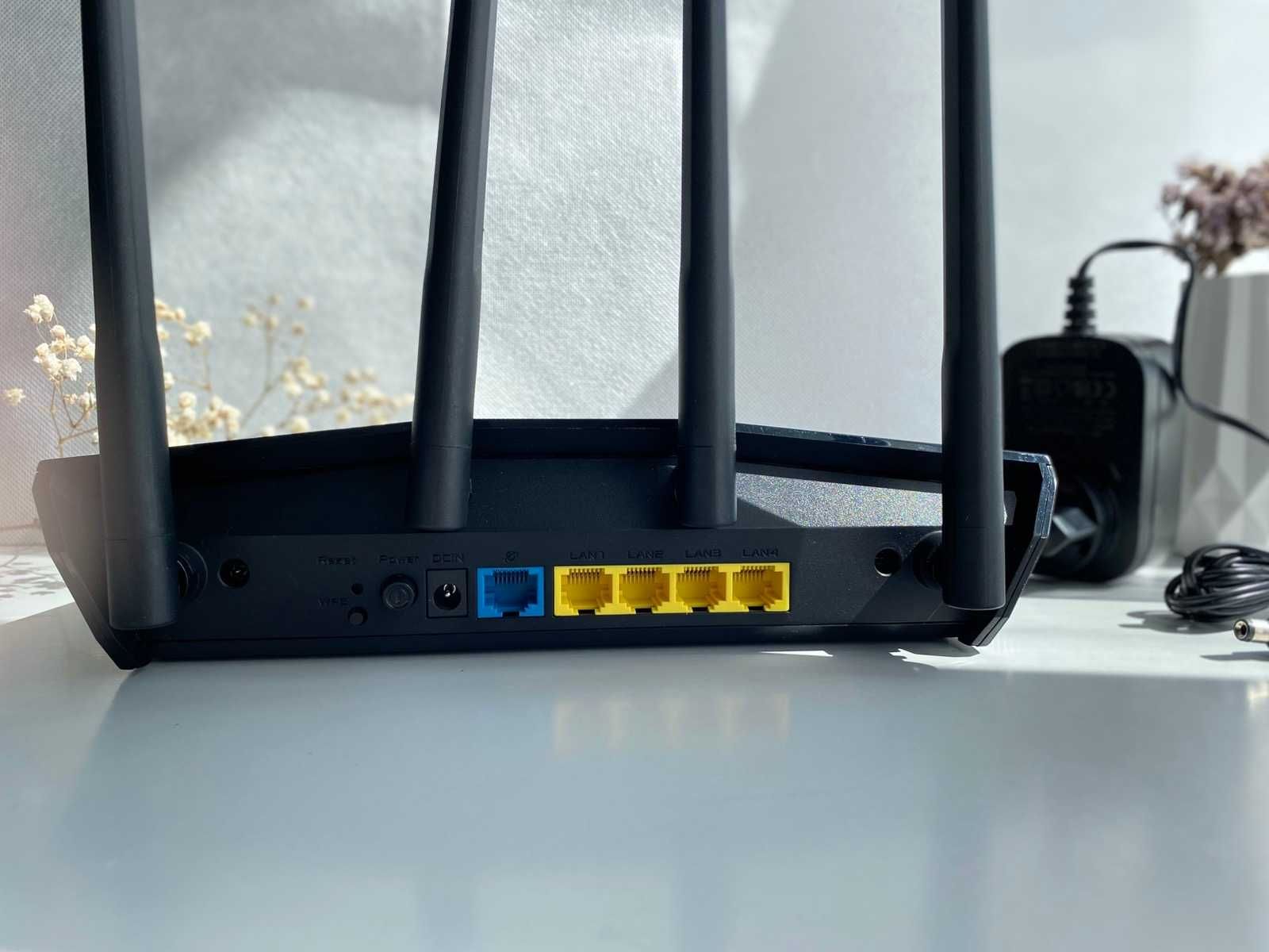 Бездротовий маршрутизатор (роутер) ASUS RT-AX57 Wi-Fi 6 MU-MIMO OFDMA