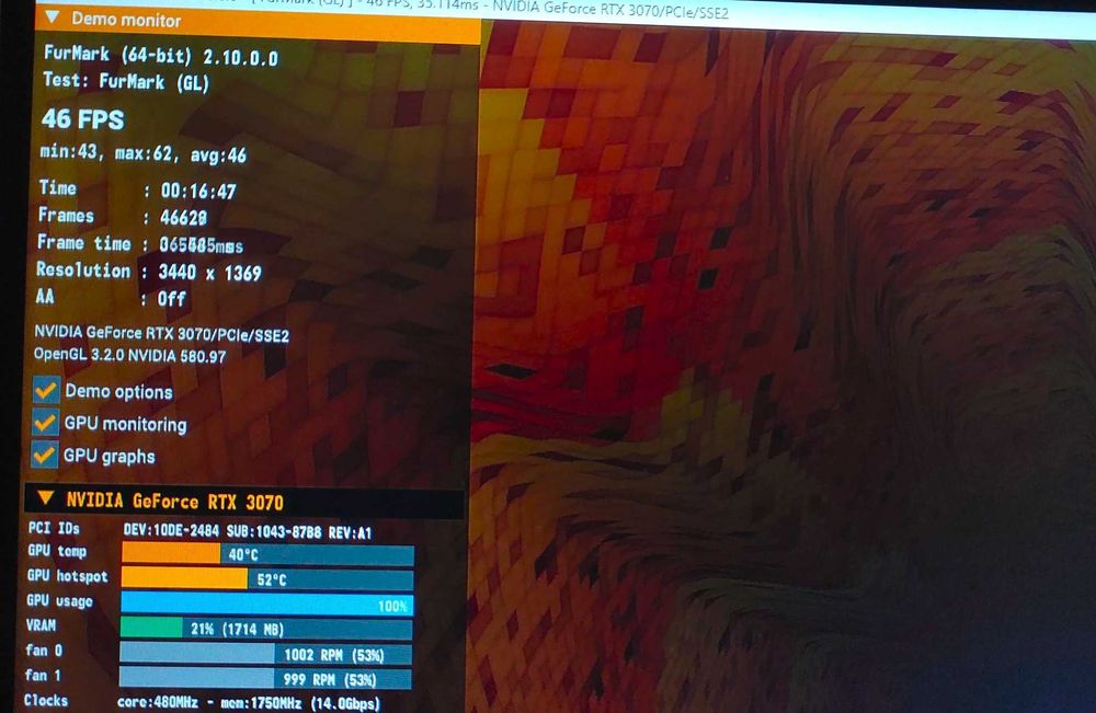 Відеокарта Asus PCI-Ex GeForce RTX 3070 ROG Strix Gaming OC 8Gb 256bit