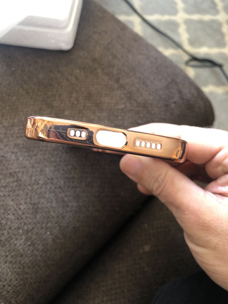 Kit protecao para Iphone 14 Pro Dourado
