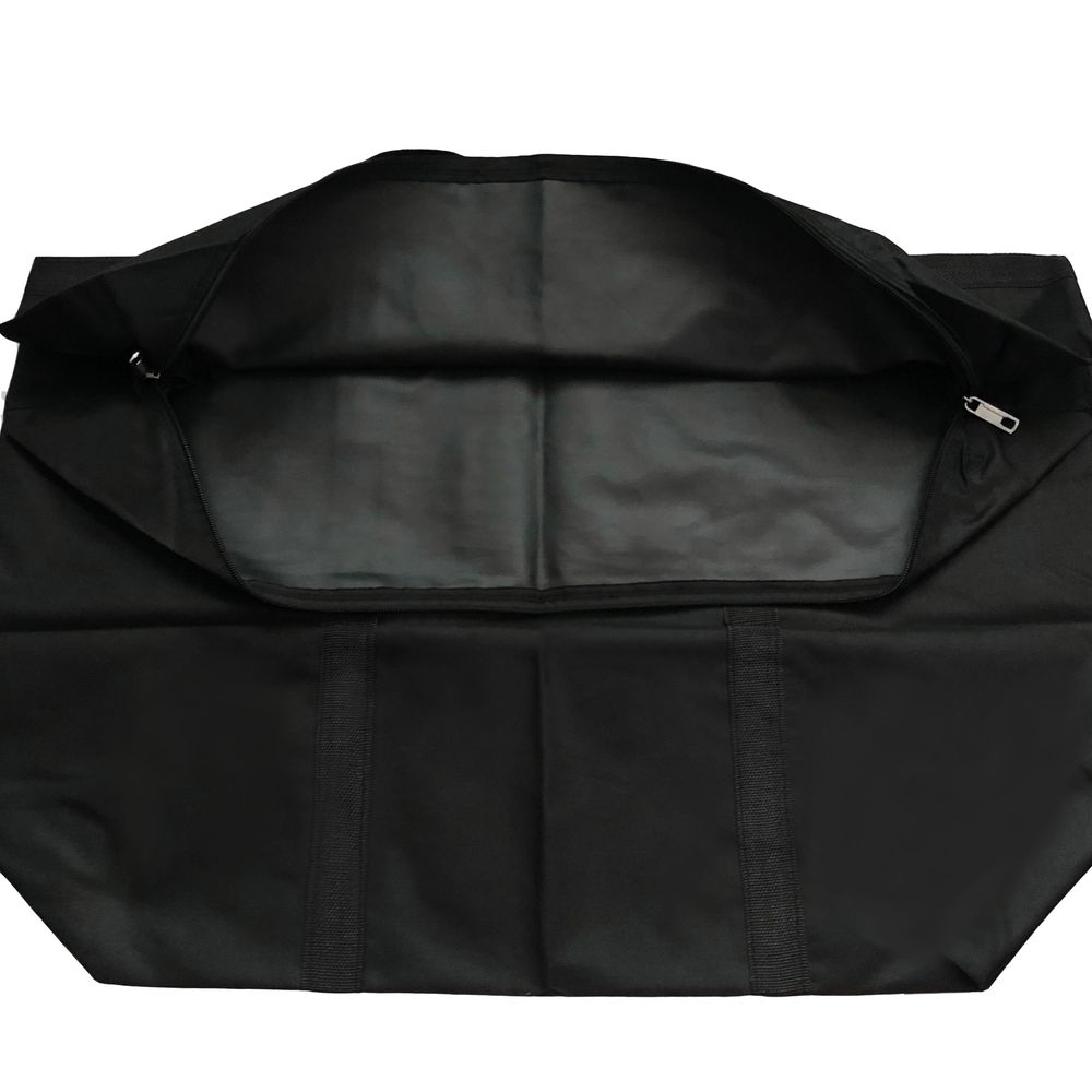 Вместительная черная сумка баул 90 х 48 см дорожная для вещей переезда