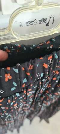 Czarna maxi plisowana spódnica
