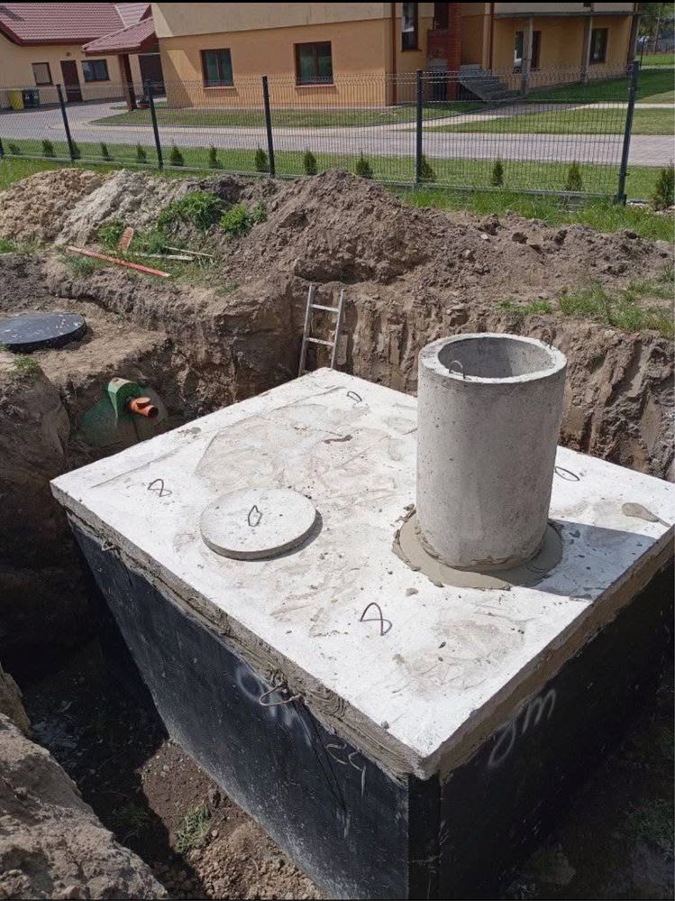 Zbiornik betonowy 10m3 szambo betonowe jednokomorowe 10000 litrów Łąck