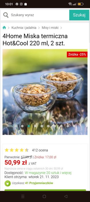 Miska termiczna Hot&cool 220ml 2 sztuki