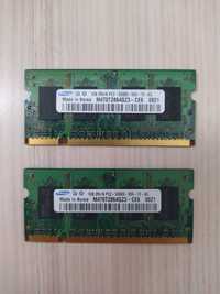 Оперативная память Samsung DDR2 1Gb 2Rx16 PC2-5300S (есть 2шт.)