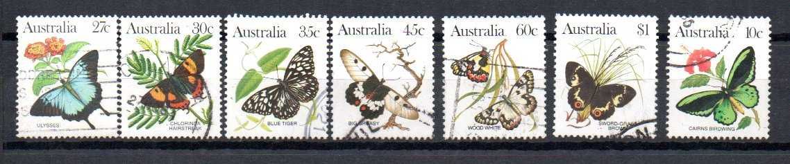 Znaczki Australia 1983 rok- Motyle seria