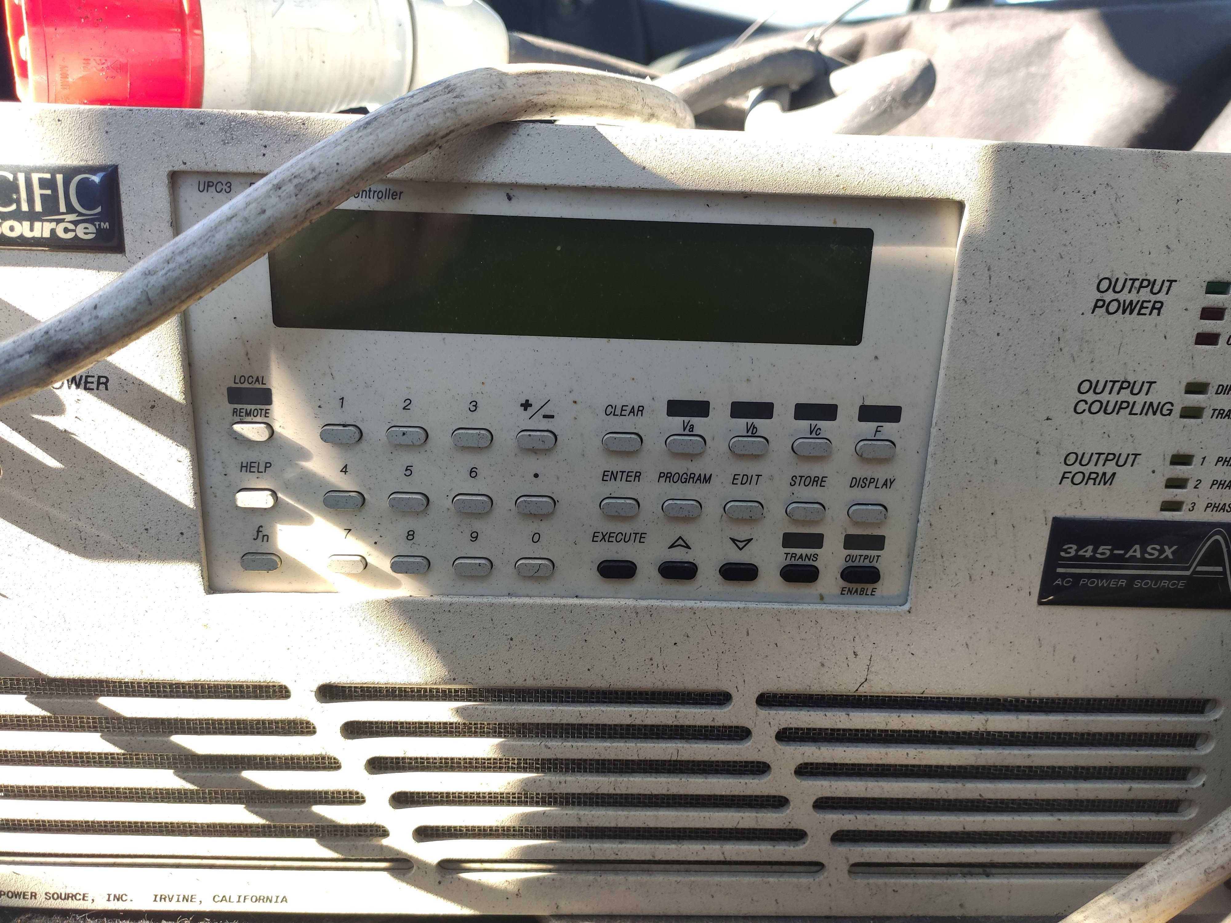 Pacific 345-ASX impulsowy zasilacz zmiennoprądowy od 15 Hz do 1,2 kHz