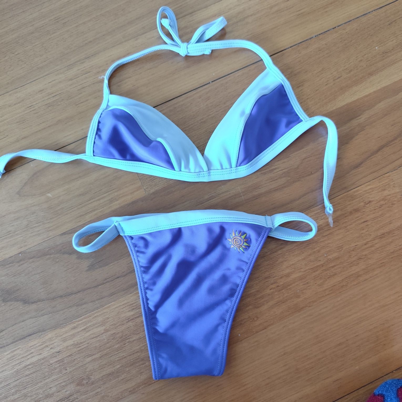 Biquini - cor lilás/ azul