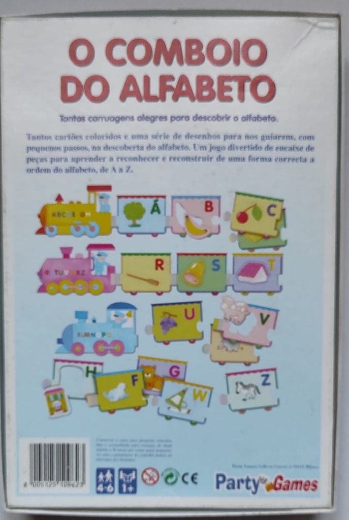 Jogo " comboio do alfabeto"