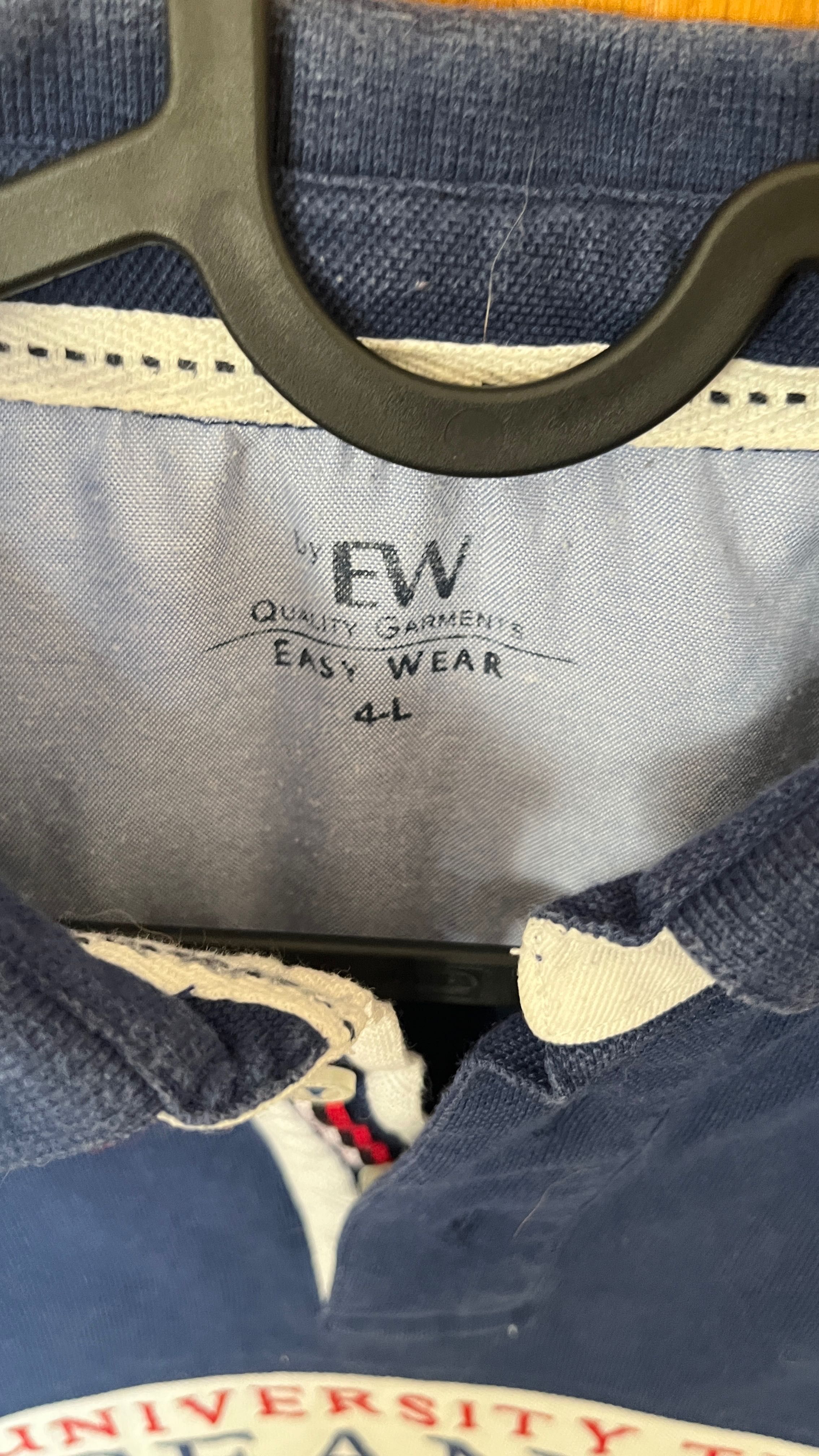 Easy Wear – Polo Azul Manga Comprida (L)
