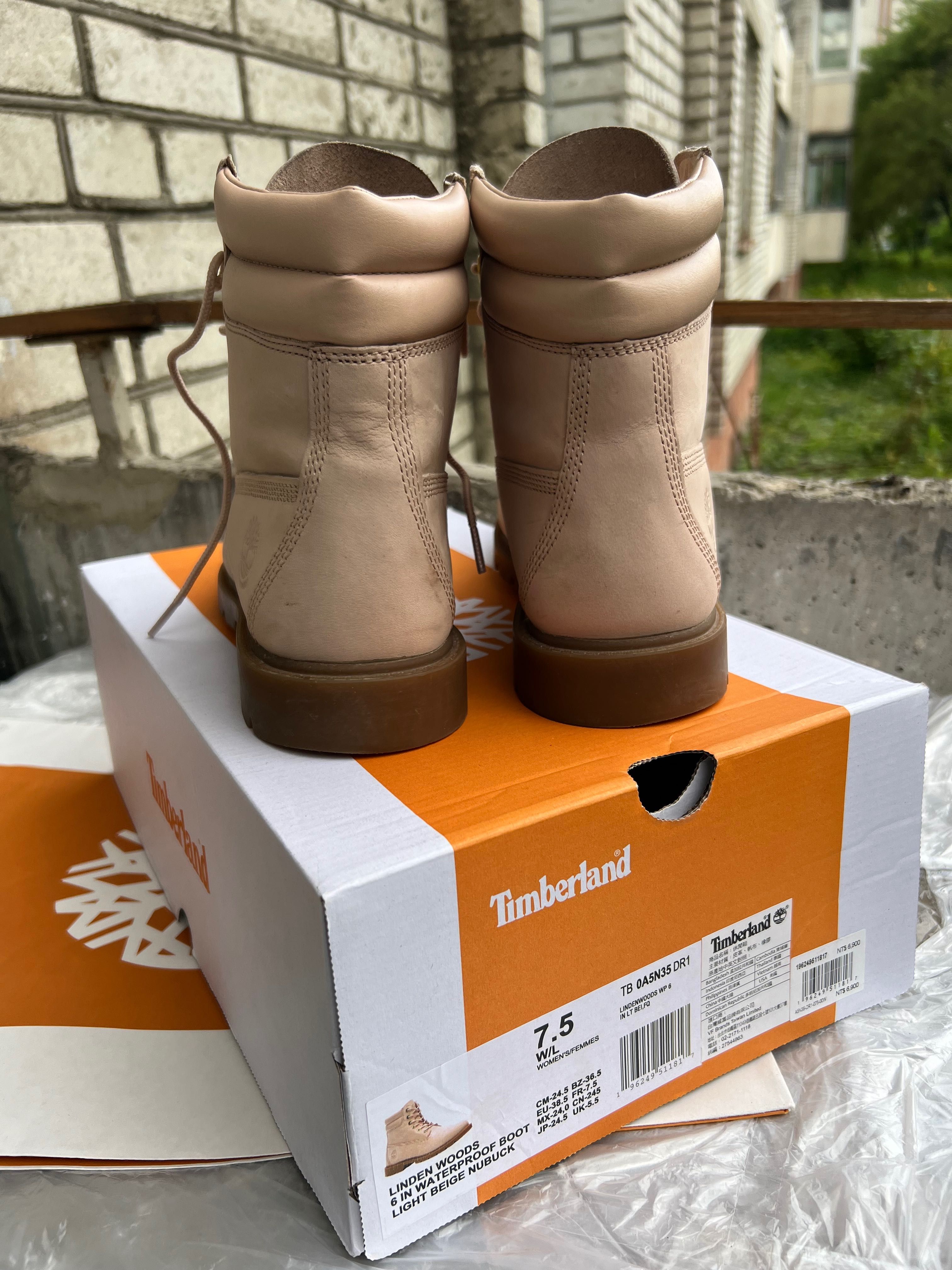 Timberland waterproof 38 розмір (24,5 см)