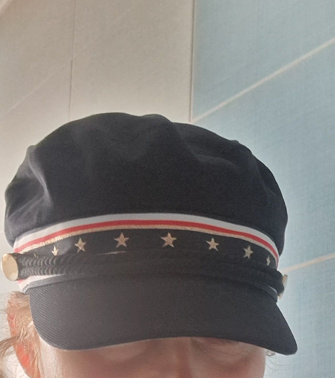 Kaszkiet czapka Tommy Hilfiger granat