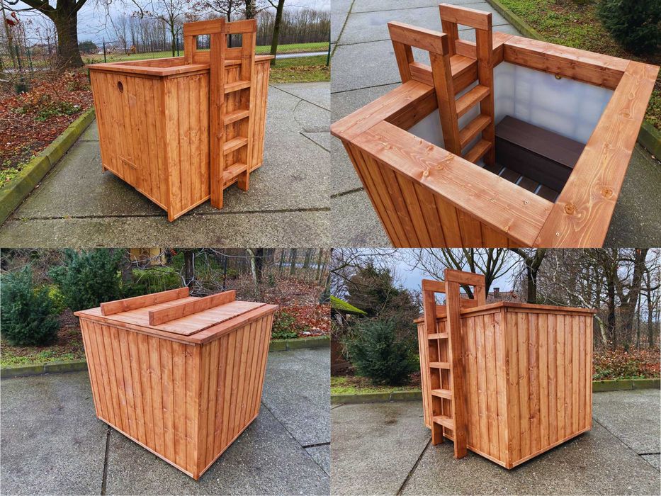 BALIA OGRODOWA zbiornik do morsowania wanna do schładzania po saunie