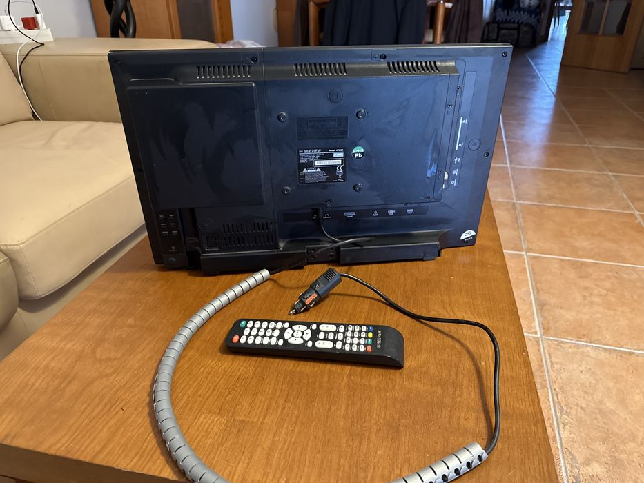 Tv seeview 12volts para autocaravana com leitor dvd/cd