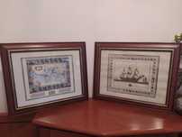 Quadros com estampas motivo náutico