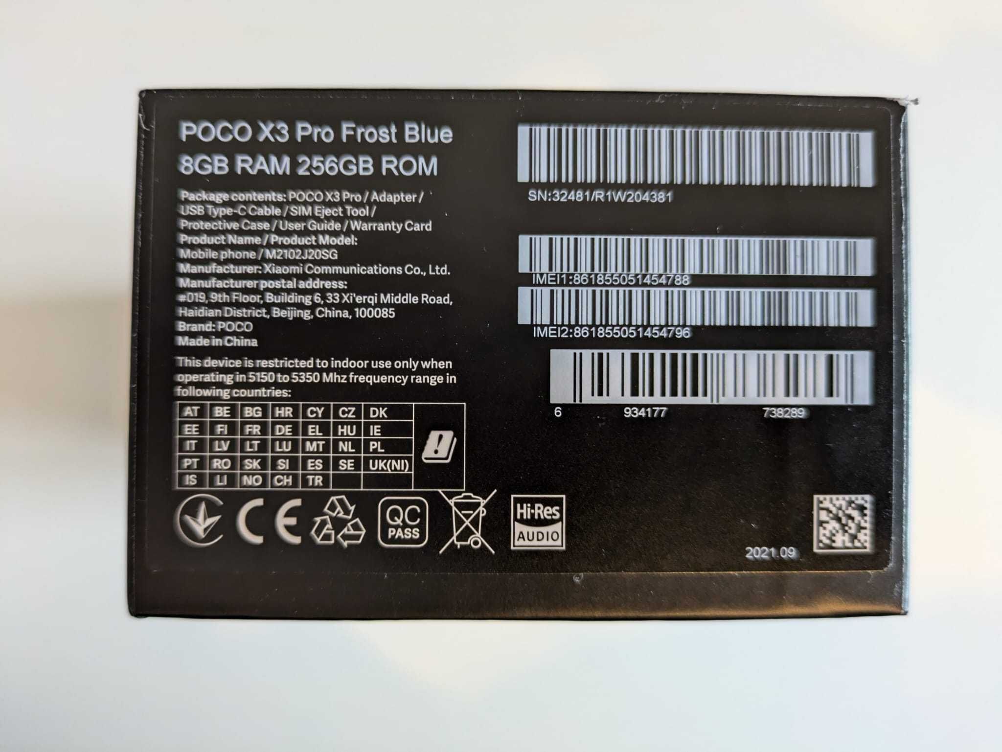 Poco X3 Pro Frost Blue 256GB/8GB
