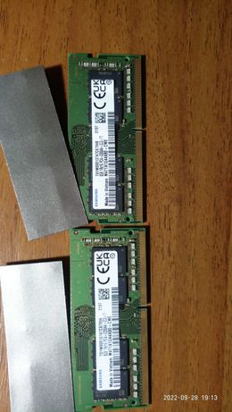 Оперативна пам'ять (нова) 16 Гб, 2 модуля для ноутбука, DDR4, 3200 МГц