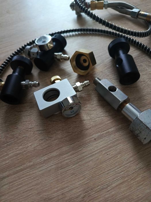 Przetoczka adapter  sodastream wiatróweka tlen tlen CO2 argon itp.