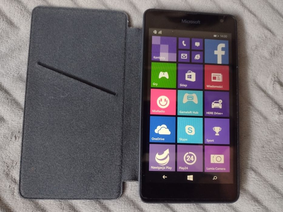 Smartfon Microsoft Lumia 535 pudełko folia na ekranie sprawny