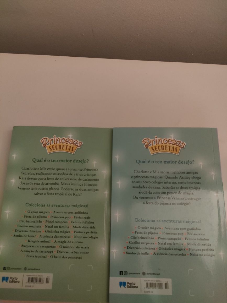 Coleção de livros: Princesas secretas