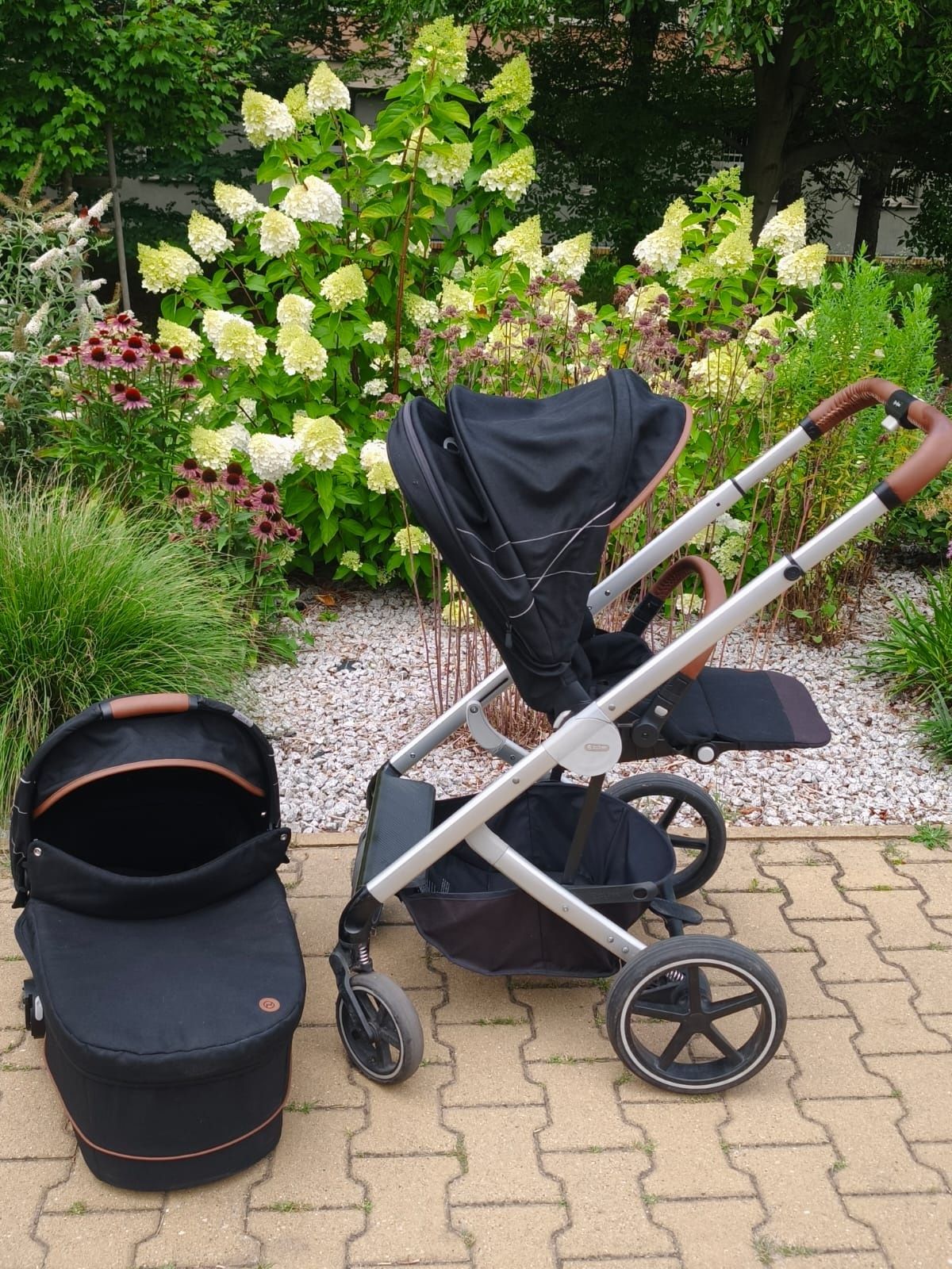 Cybex Balios S & Cot S 2 w 1 Denim B/Lavastone Black +gratisy