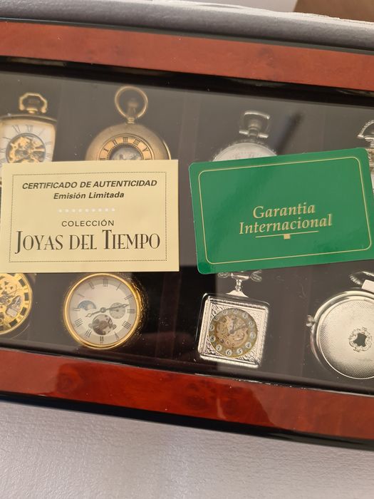 Coleção de relogios de bolso