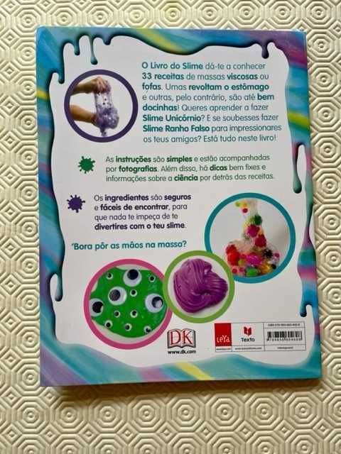 NOVO Livro Slimes - portes incluídos