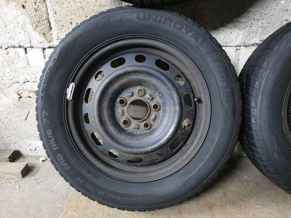 Felgi stalowe koła Mazda R16 5x114,3 opony zima 205/60R16 7,3mm