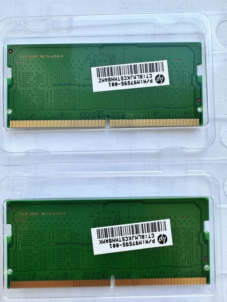 Оперативная память DDR5 по 8Гб Samsung для ноутбука, 2 шт