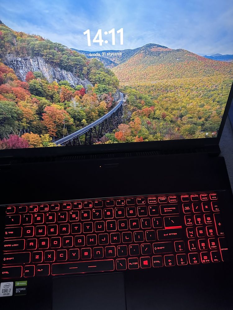 Laptop gamingowy msi karta 6gb ekran 144hz 17,3” OKAZJA