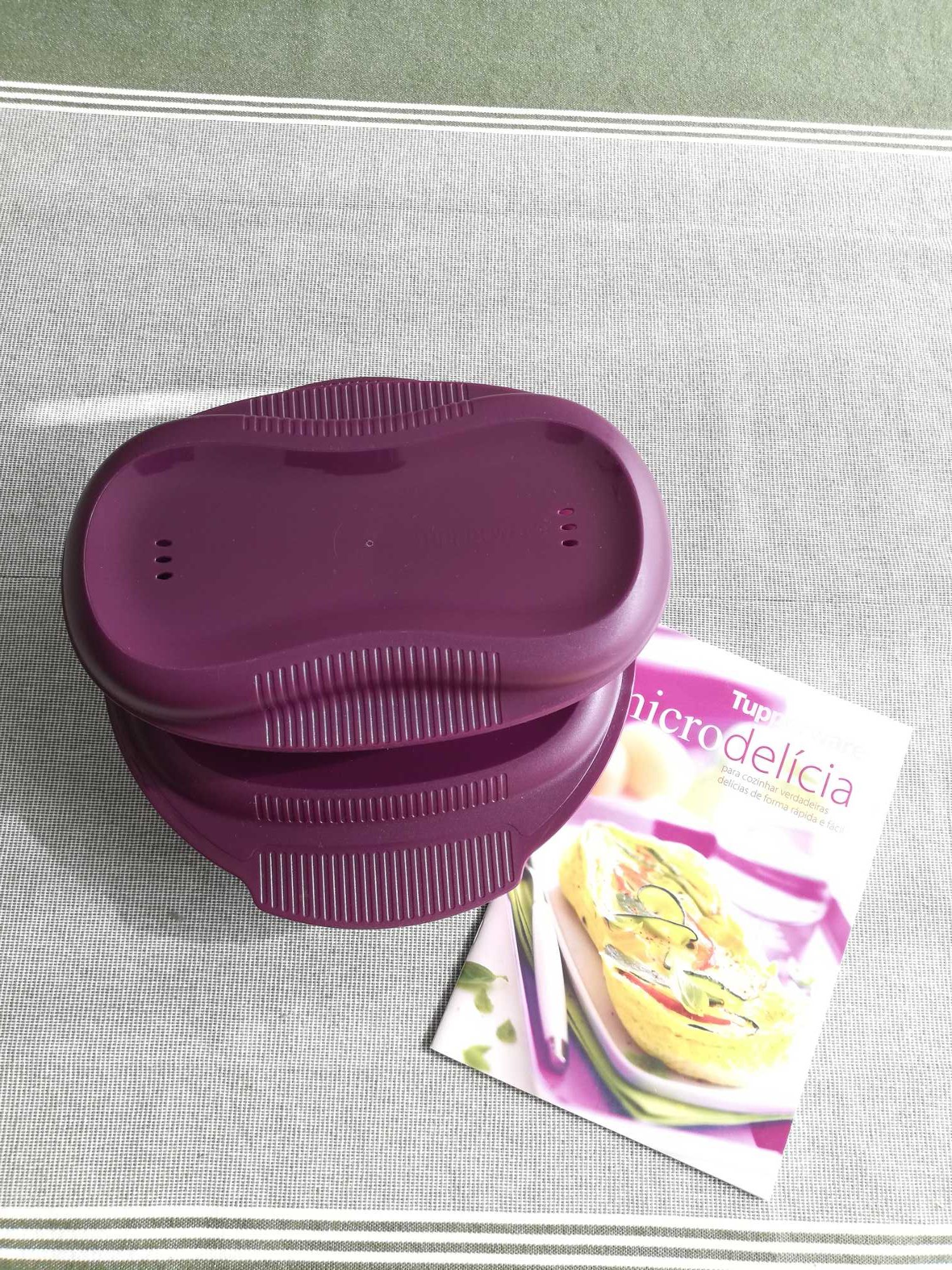 Tupperware para cozinhar no microondas