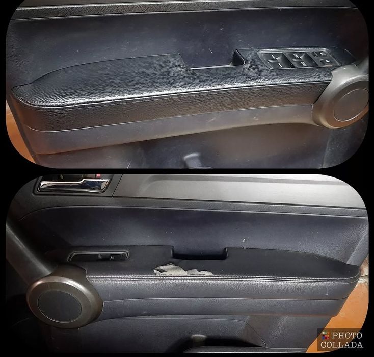 Перетяжка перешивка дверных карт и других элементов салона в кожу