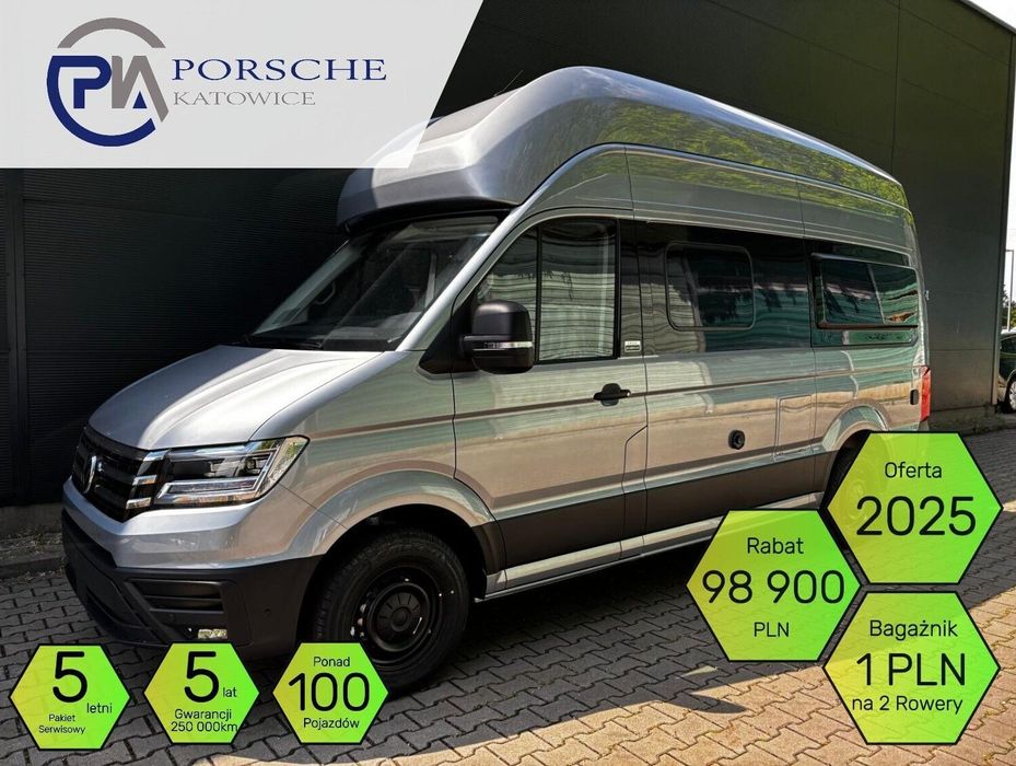 Volkswagen Grand California 600 2.0 TDI 163 KM AUT  2025 Wyprzedaż RABAT 98 900pln PLAC Ponad 100 pojazdów !!!