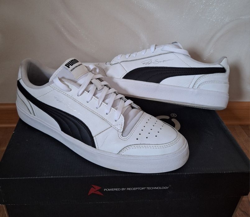 Кроссовки Puma Ralph Sampson. Кроссовки белые мужские. Кеды, кожаные
