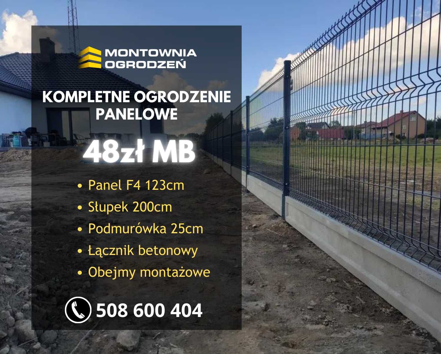 Ogrodzenie Panelowe 3d Transport Podmurówka Najtaniej Montaż Brama