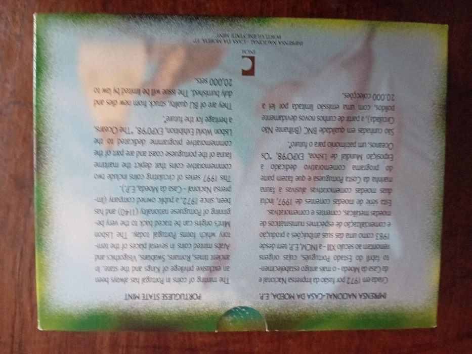 Moedas Nao Circuladas 1997