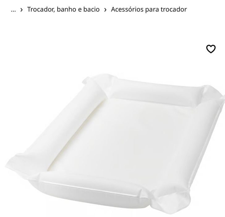 Trocador IKEA com muda fraldas