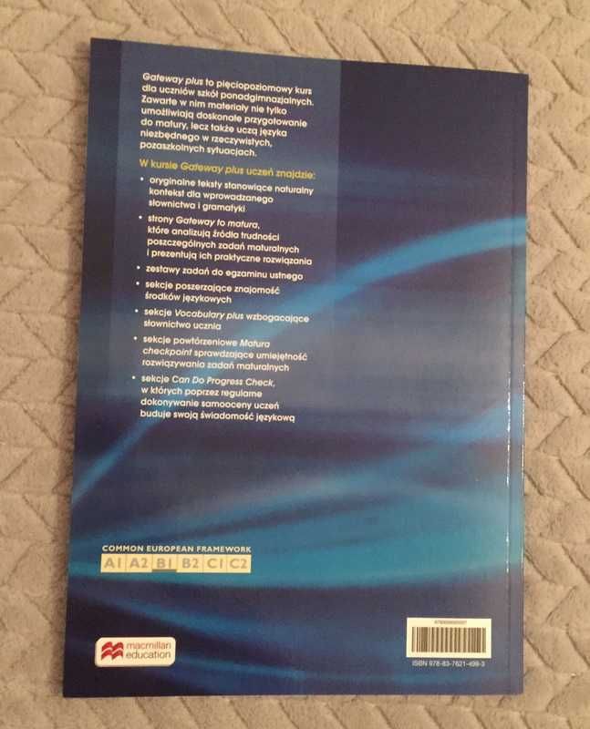Gateway Plus 2, język angielski, podręcznik wieloletni, poziom B1